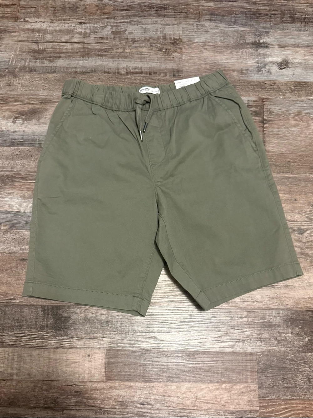 Sonoma Olive Drawstring Shorts NWT Size 30
